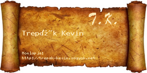Trepák Kevin névjegykártya