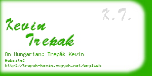 kevin trepak business card